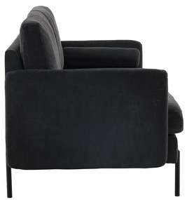 Jörn Urban Sofa - 3-Zitsbank - Zwart Velour Stof - Jorn