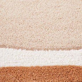 Vloerkleed in polyester en wol, Nomia