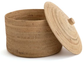 Mand in rotan en gevlochten bamboe, Mirella