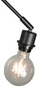 Eettafel / Eetkamer Moderne hanglamp zwart 2-lichts - Blitz Modern Binnenverlichting Lamp
