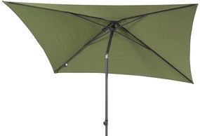 4 Seasons Outdoor Oasis Parasol met groen doek 200 x 250 cm Parasol    weerbestendig