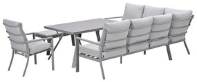 Garden Impressions Senja lounge dining set 5-delig links incl. stoel - valley sand