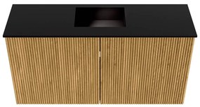 Mondiaz Joya 80cm toiletmeubel oak met wastafel faye midden zonder kraangat urban