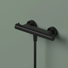 Hotbath ACE thermostatische douchekraan zwart geborsteld PVD