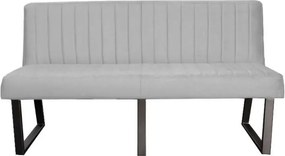 Eetkamerbank - Hengelo - stof Element steengrijs 24 - 220 cm