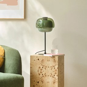 Tafellamp van gekleurd glas, KINOKO