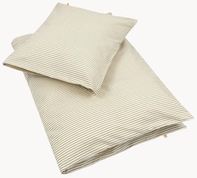 Kinderbeddengoed Tea Stripe van biokatoen, in verschillende formaten