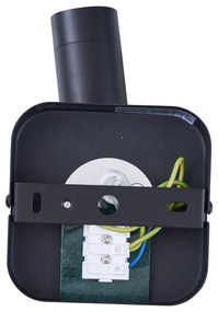 Moderne plafondspot zwart rond GU10 35mm draai- en kantelbaar - Kate