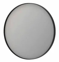 INK SP15 spiegel - 60x4x60cm rond verzonken in alu kader - geborsteld metal black 8409451