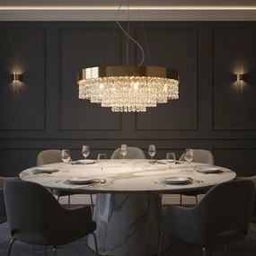 Lamp APP1787-16CP 60 cm Gold