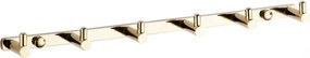 Mexen handdoekhaak met zes haken, goud - 709166-50