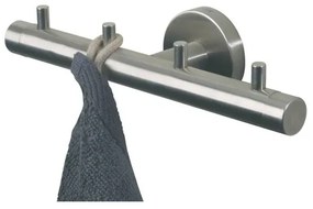 Tiger Boston Handdoekhaak - 20cm - 4 haken - geborsteld RVS 309830946