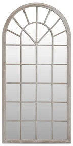 vidaXL Spiegel 90x45 cm ijzer zandkleurig