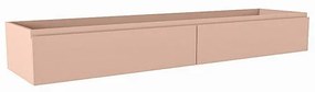 Mondiaz FOGE wastafelonderkast - 180x45x25cm - 2 lades - uitsparing links en rechts - softclose - Rosee M44207Rosee