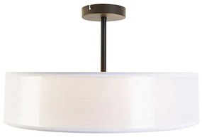 Moderne plafondlamp wit 50 cm 3-lichts - Drum Duo