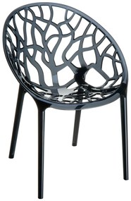 Garden Impressions Crystal tuinstoel - zwart