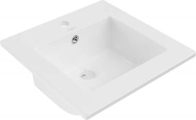 Mexen Atena inbouw wastafel 41 x 41 cm, wit - 25014100