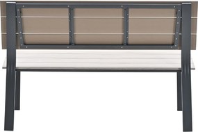 Garden Impressions Ellen parkbank donker grijs - light teak Vironwood