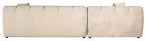 Richmond Interiors Cube Sofa Hoekbank Khaki Velvet Lounge Links + 3 Zits