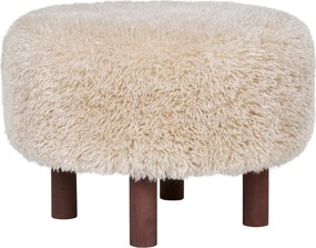 Inverness Poef Fluffy - Light Brown