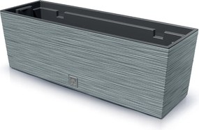 Prosperplast Furu Case Plantenbak - Beton Look - 58 cm - Geribbeld