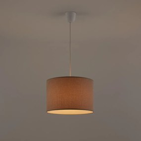 Hanglamp/Lampenkap in ribfluweelØ30 cm, Thalia