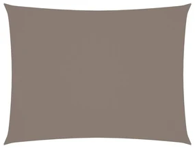 vidaXL Zonnescherm rechthoekig 4x6 m oxford stof taupe