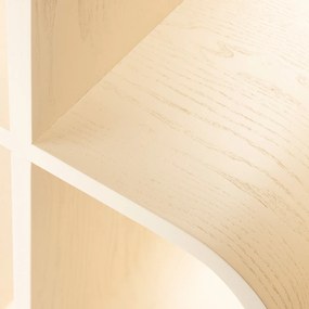 Zuiver Seven Open Kast Roomdivider Beige - 60x35x160cm.