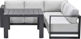 Garden Impressions Malakka lounge dining set 4-delig - valley sand