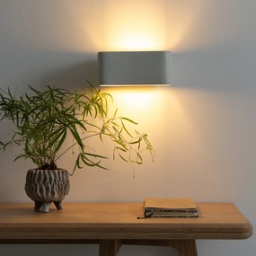 Rechthoekige wandlamp in keramiek, Debou