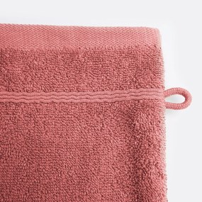 Set van 4 washandjes in bouclette badstof, Zavara