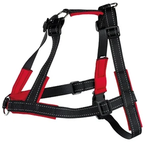 TRIXIE Tuig Lead'n'Walk Soft zwart maat L-XL 65-105 cm 13057