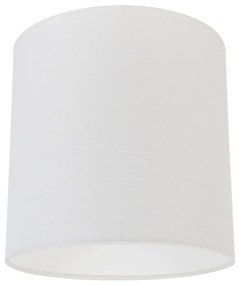 Stoffen lampenkap wit 25/25/25 cilinder / rond