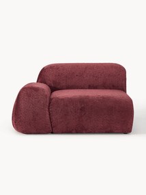 Hoekmodule Wolke van teddy-bouclé