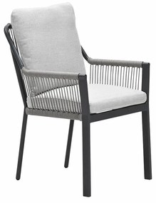Garden Impressions Stevie tuinset 5-delig taupe - Tulli tuintafel 180x115 cm - light teak vironwood