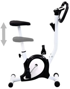 vidaXL Hometrainer met bandweerstand zwart
