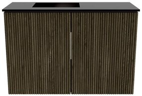 Mondiaz Joya 60cm toiletmeubel shadow met wastafel faye links zonder kraangat urban