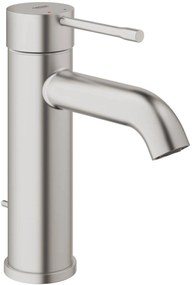 Grohe Essence New 1-gats wastafelmengkraan Supersteel