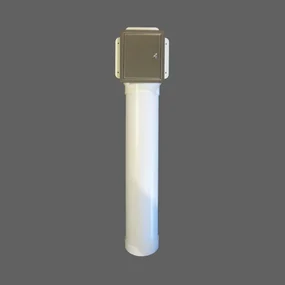 Etsero Roll-up closetrollen dispenser 13.7x77x13.5cm v. maximaal 6 rollen RVS geborsteld