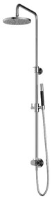 Hotbath Cobber M438 stortdouche met staafhanddouche en 20cm hoofddouche wit mat