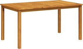 vidaXL Tuintafel 150x90x74 cm massief acaciahout