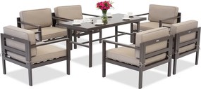 Garden Point's Porto Premium 6 bronzen tuinmeubelen