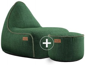 SACKit Cobana Lounge Chair & Pouf Outdoor - Groen