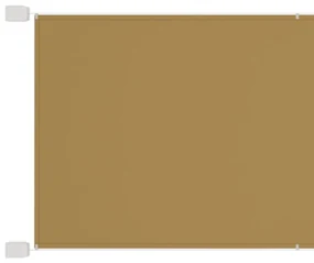 vidaXL Luifel verticaal 100x1000 cm oxford stof beige