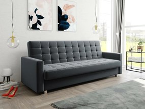 Slaapbank Decatur 105, Aantal zitplaatsen: 3, Aanwezig, 95x216x90cm, 67 kg, Poten: Metaal