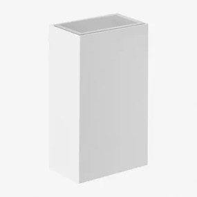 Led Buitenwandlamp In Aluminium Met 2 Lichtpunten Cuvior Wit - Sklum