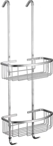 Saqu Norm hangend doucherek 25x15,5x80cm geborsteld staal