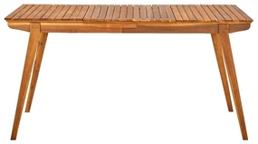 vidaXL Tuintafel 150x90x75 cm massief acaciahout
