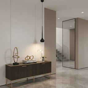 Lynea Hanglamp Zwart Ø7.5cm