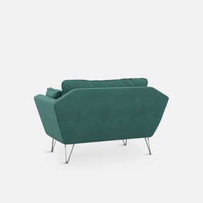 Fauteuil XL in fluweel Topim